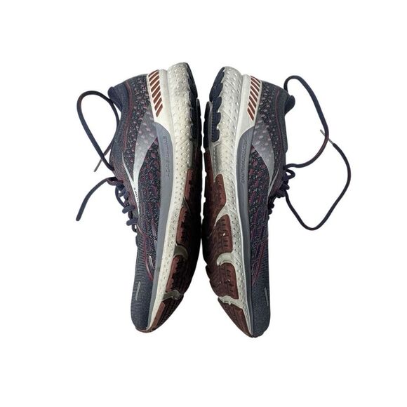 Brooks Adrenaline GTS 21 blue and red running shoes size 9 - Picture 10 of 14